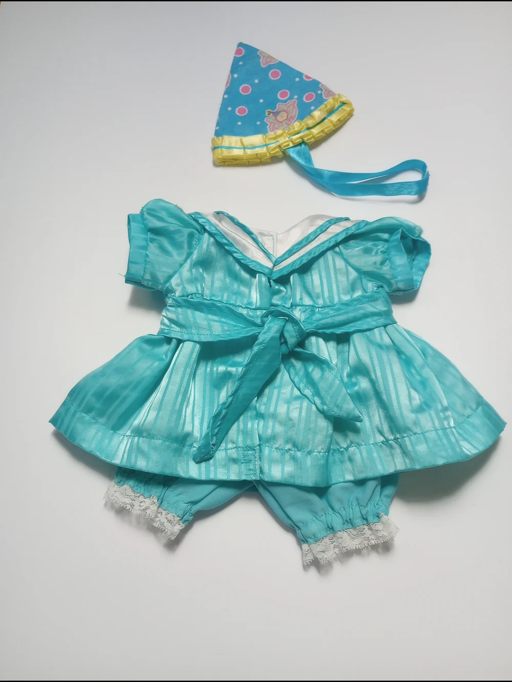 Cabbage Patch Kids Doll Outfit, Party Dress 161J OK, Bloomers & Birthday Hat